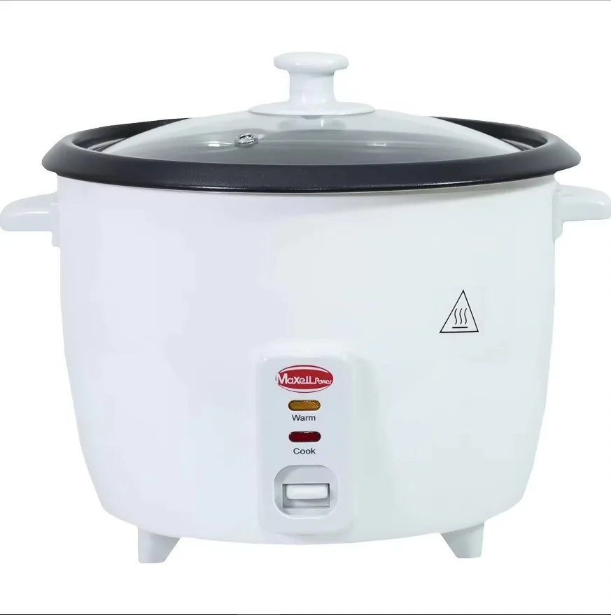 1L 500W Electric Rice Cooker, Electric Rice Cooker, Steamer and Glass Lid, Easy to Clean