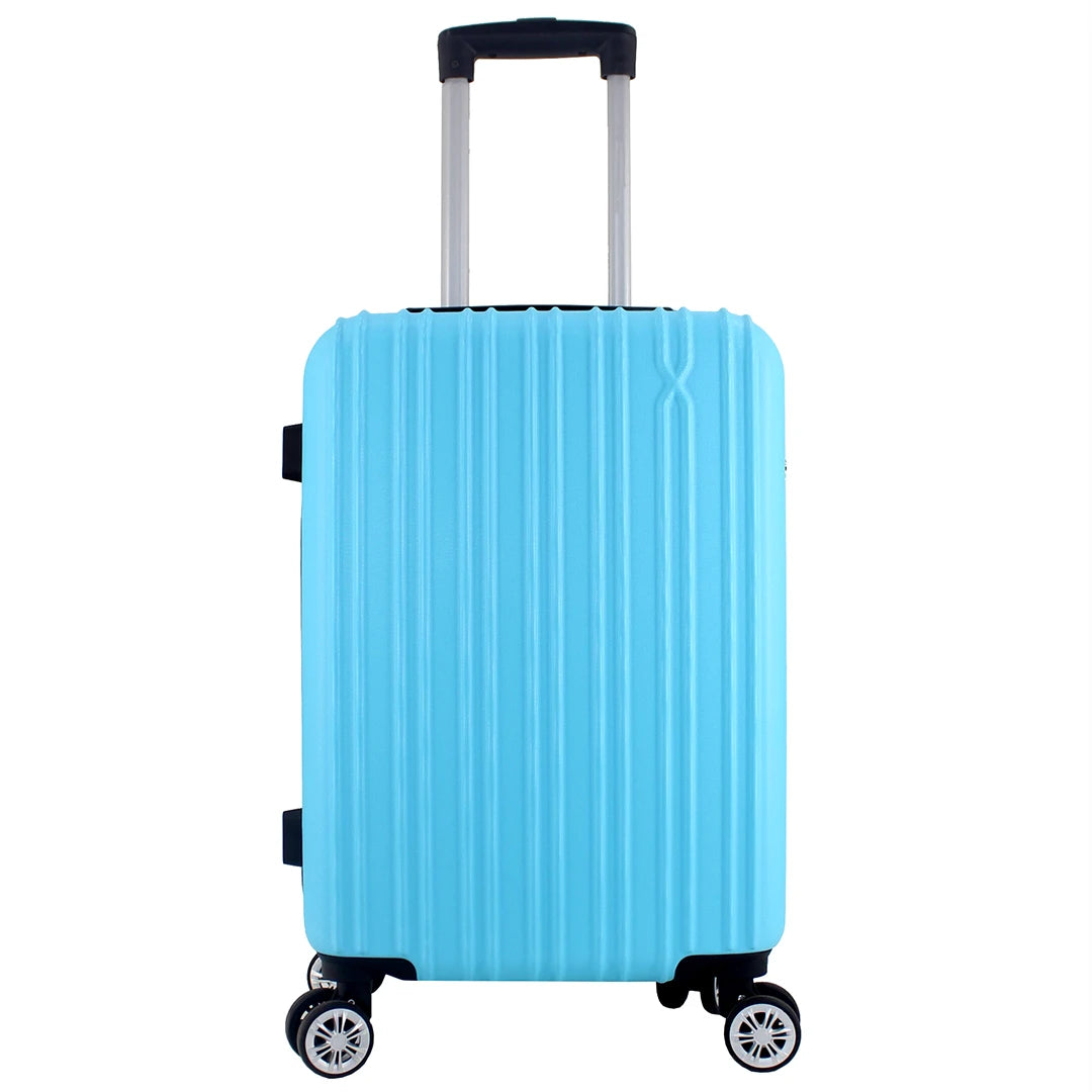 Airplane Suitcase Hand Luggage Travel Cabin Trolley Hard ABS 4 Wheels Rigid Cabin Suitcase with Telescopic Handle 55x35x20CM