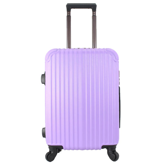 Airplane Suitcase Hand Luggage Travel Cabin Trolley Hard ABS 4 Wheels Rigid Cabin Suitcase with Telescopic Handle 55x35x20CM