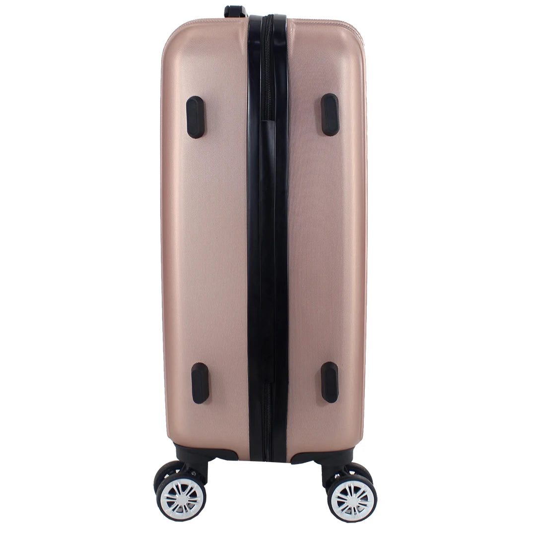 Airplane Suitcase Hand Luggage Travel Cabin Trolley Hard ABS 4 Wheels Rigid Cabin Suitcase with Telescopic Handle 55x35x20CM