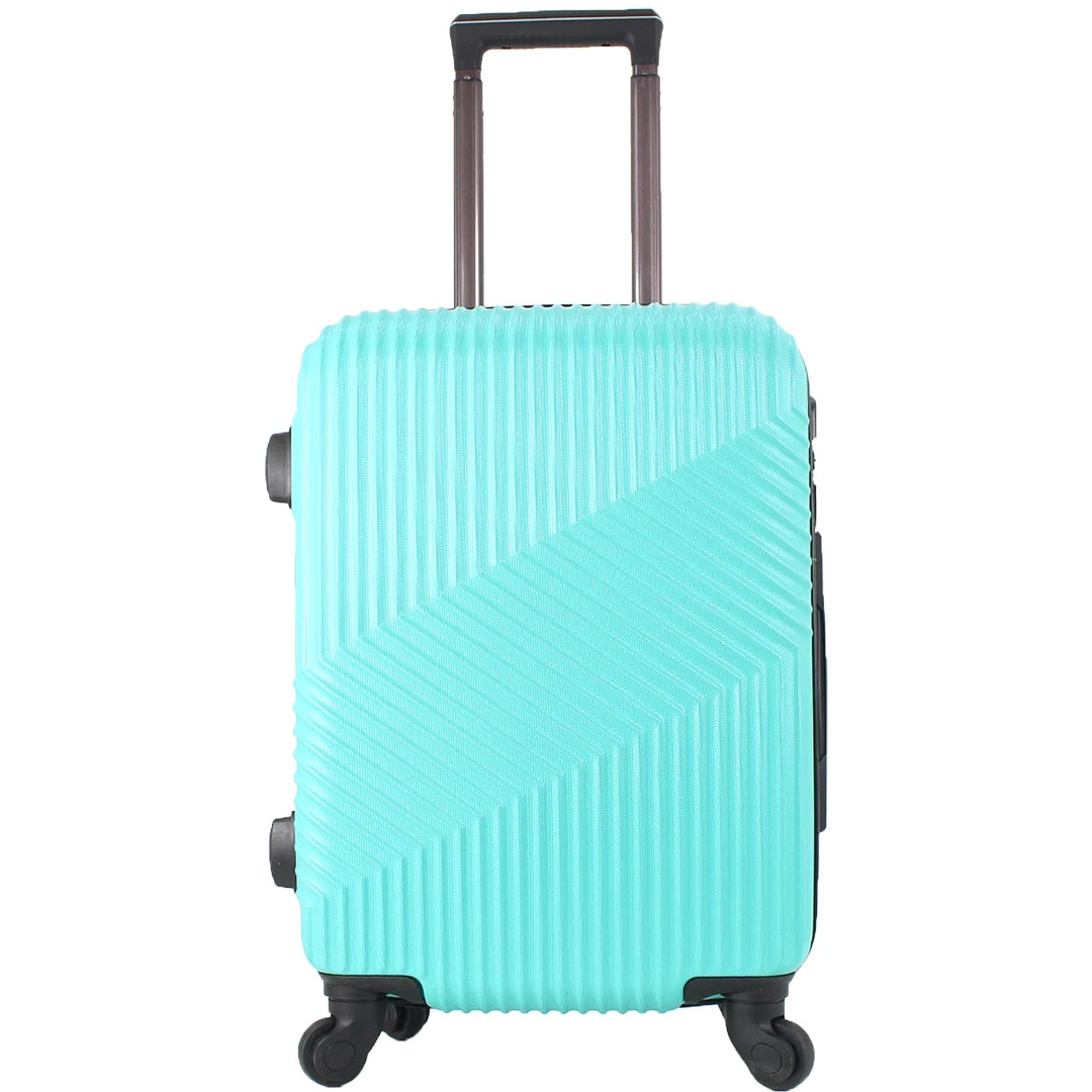 Airplane Suitcase Hand Luggage Travel Cabin Trolley Hard ABS 4 Wheels Rigid Cabin Suitcase with Telescopic Handle 55x35x20CM