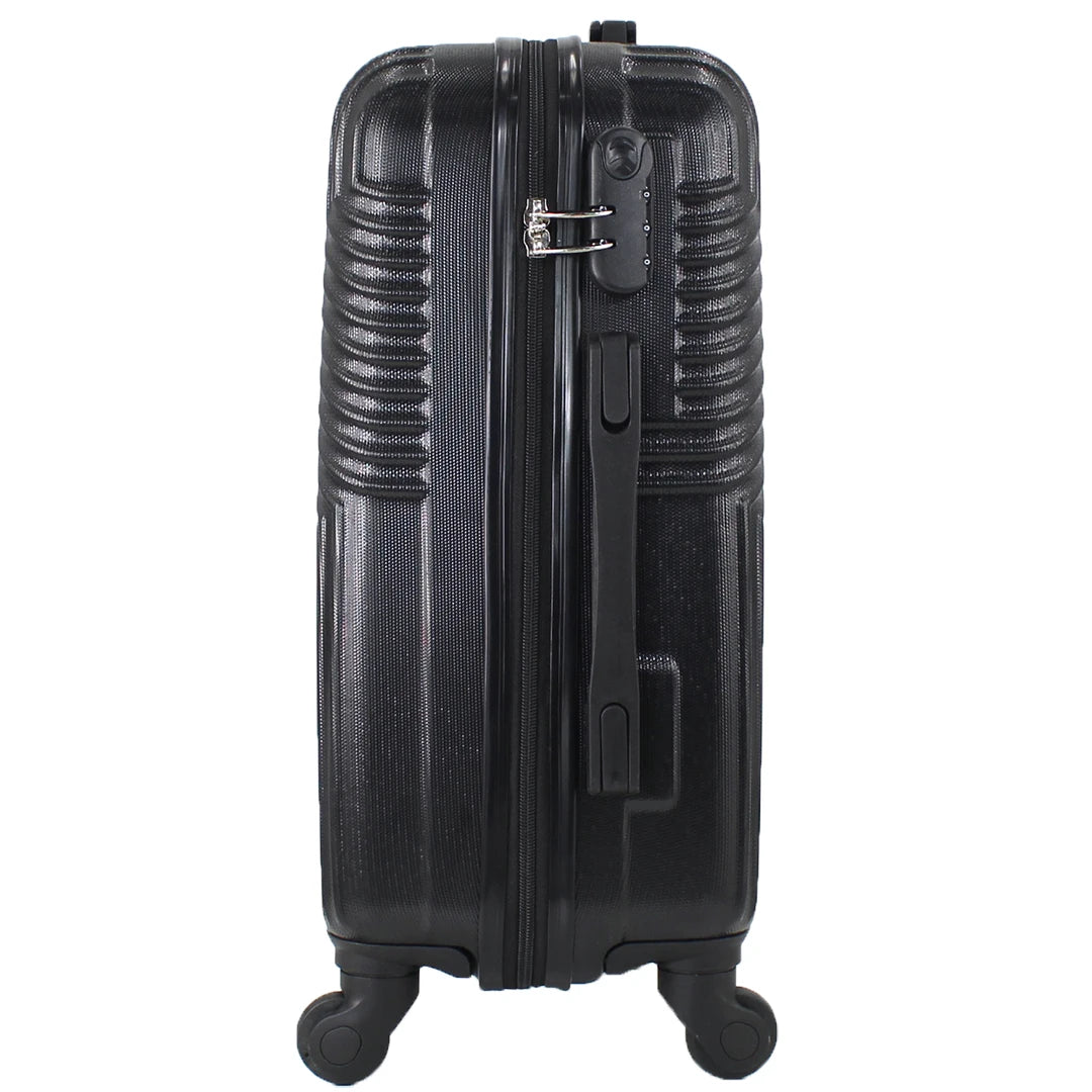 Airplane Suitcase Hand Luggage Travel Cabin Trolley Hard ABS 4 Wheels Rigid Cabin Suitcase with Telescopic Handle 55x35x20CM