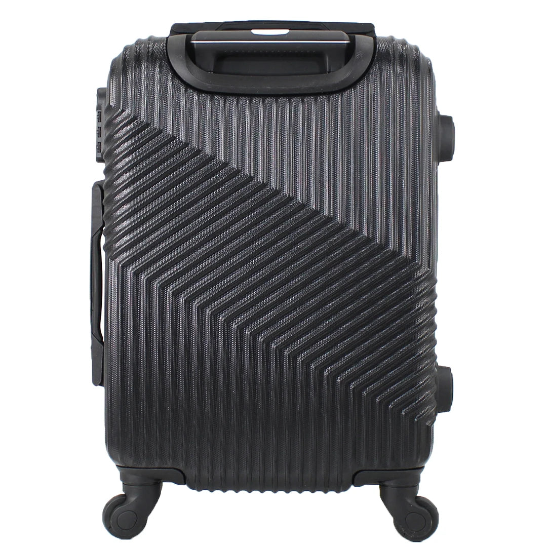 Airplane Suitcase Hand Luggage Travel Cabin Trolley Hard ABS 4 Wheels Rigid Cabin Suitcase with Telescopic Handle 55x35x20CM