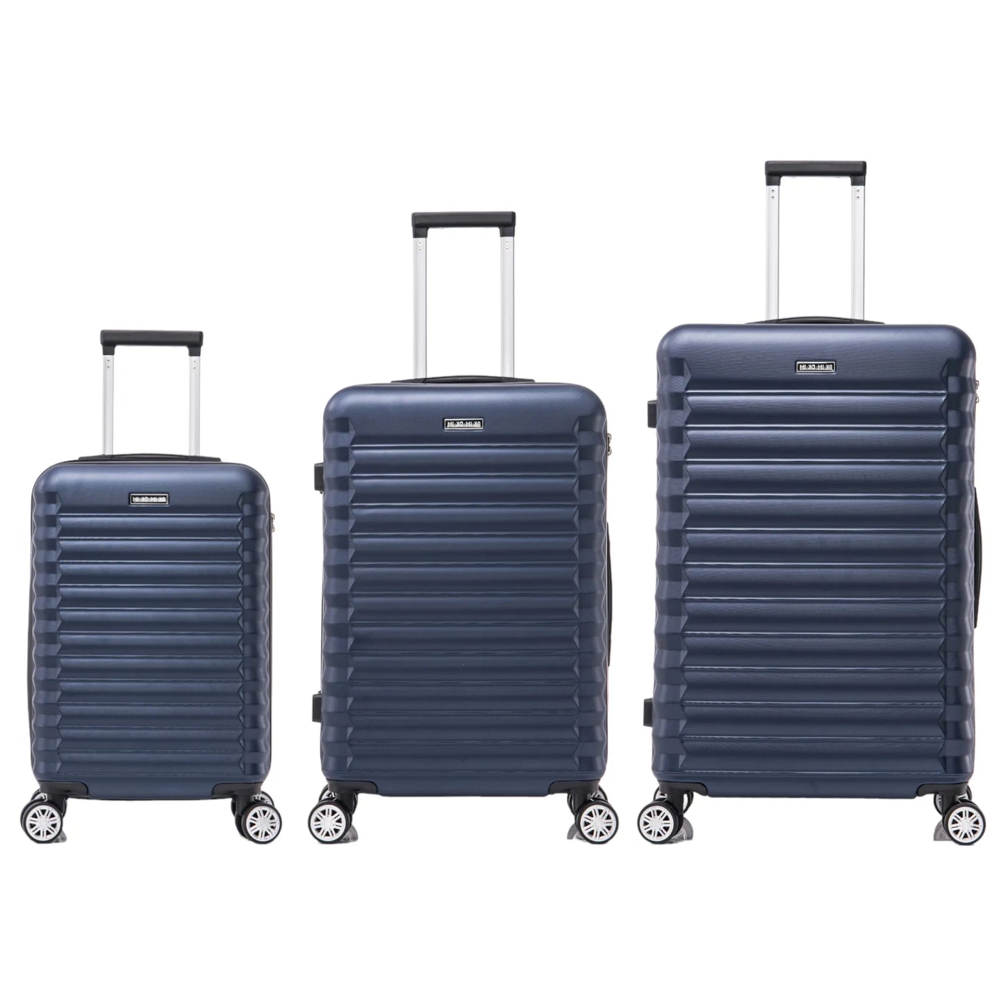 Stylish Travel Suitcase Set: ABS Light Case, Number Lock, 4 360 Rotating Wheels, Aluminum Telescopic Handle Suitcase Set Set Trolley Suitcase Cabin (7599-6649 M003 8008 6089 FS)