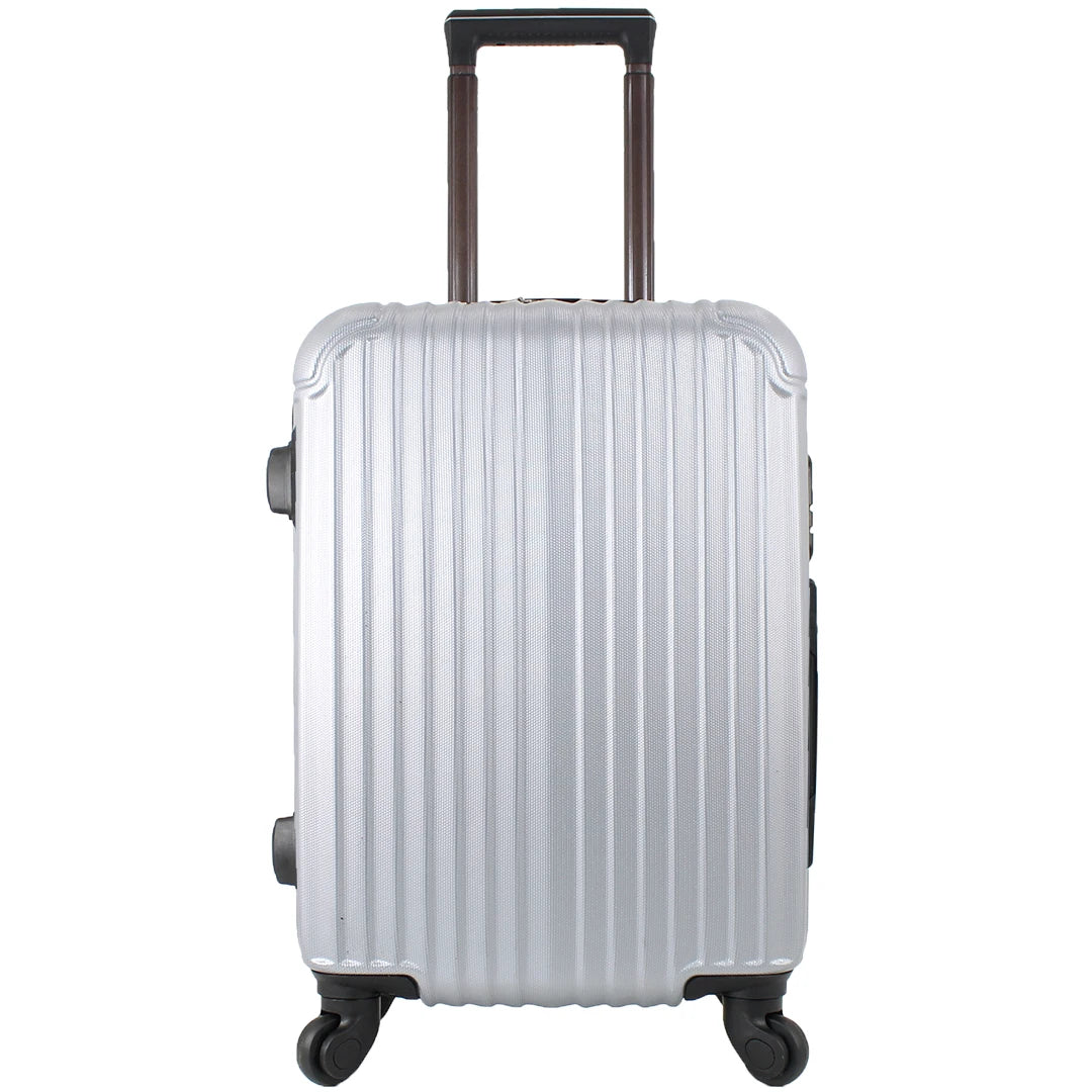 Airplane Suitcase Hand Luggage Travel Cabin Trolley Hard ABS 4 Wheels Rigid Cabin Suitcase with Telescopic Handle 55x35x20CM