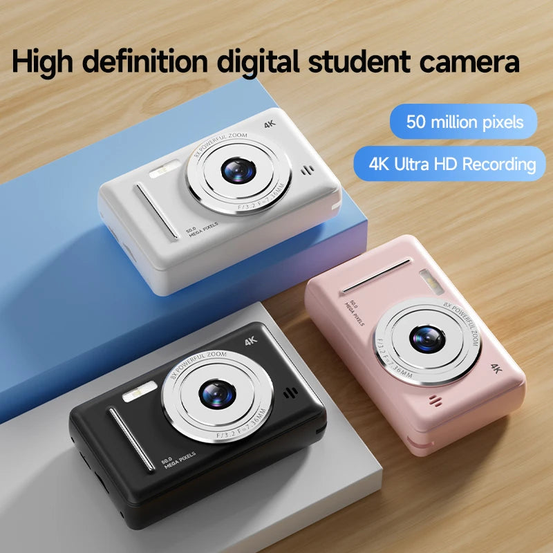 Xiaomi 4K Digital Camera Retro CCD Portable Card Camera Entry-level Camera Dual Camera Flash 50 Million Pixels Auto Focus