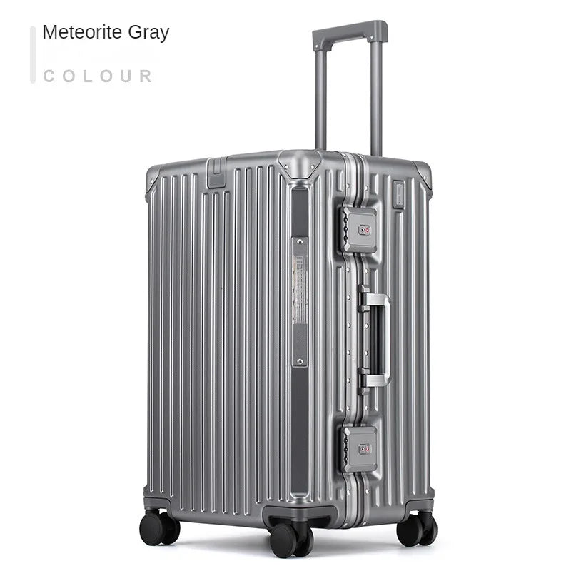 Over-sized Multi-Functional Travel Suitcases Large Capacity Luggage Aluminum Frame plus-Sized Universal Wheel Case Boarding Bag