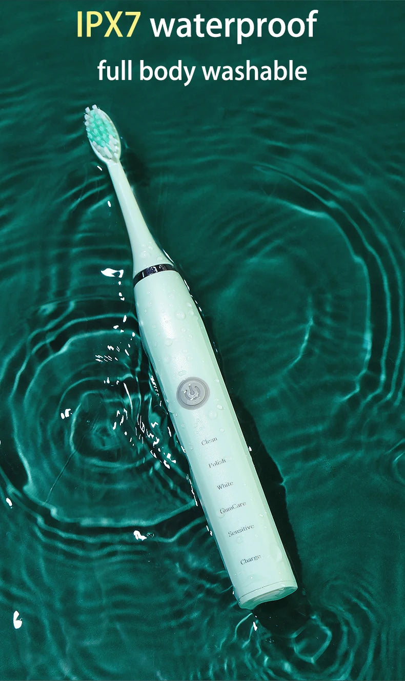 Ilike Sonic Electric Toothbrush for Men and Women Adult Household Non Rechargeable Soft Hair IPX7 Waterproof