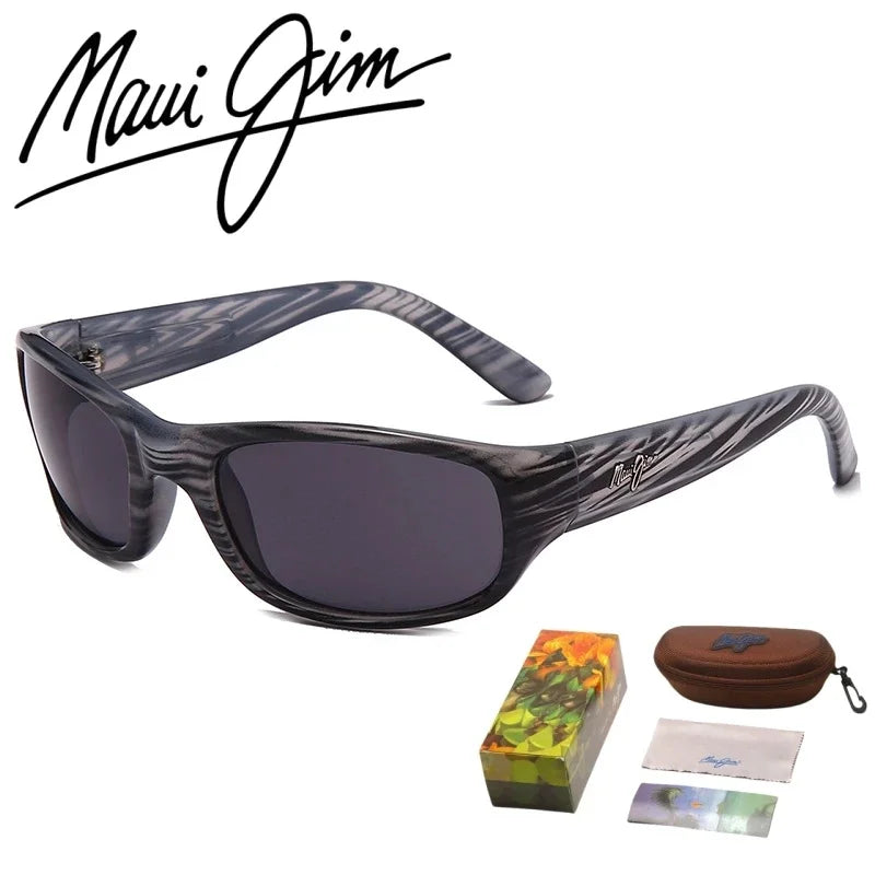 Maui Jim Classic Sports Rimless Sunglasses Men Women Male Driving Golf Rectangle Ultralight Frame Sun Glasses UV400 MJ005