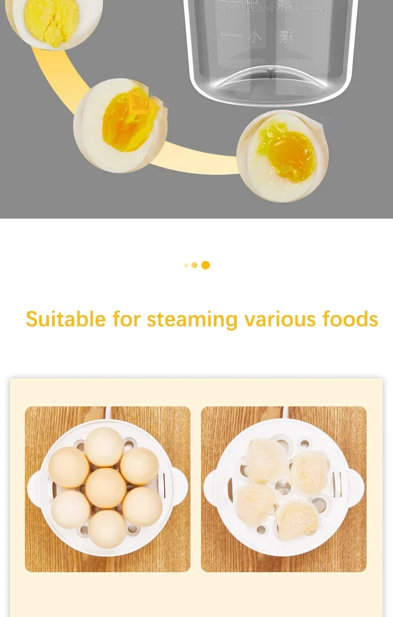 110V/220V Multifunctional Electric Egg Boiler Double Layers Egg Cooker Mini Steamer Poacher Kitchen Cooking Breakfast Machine