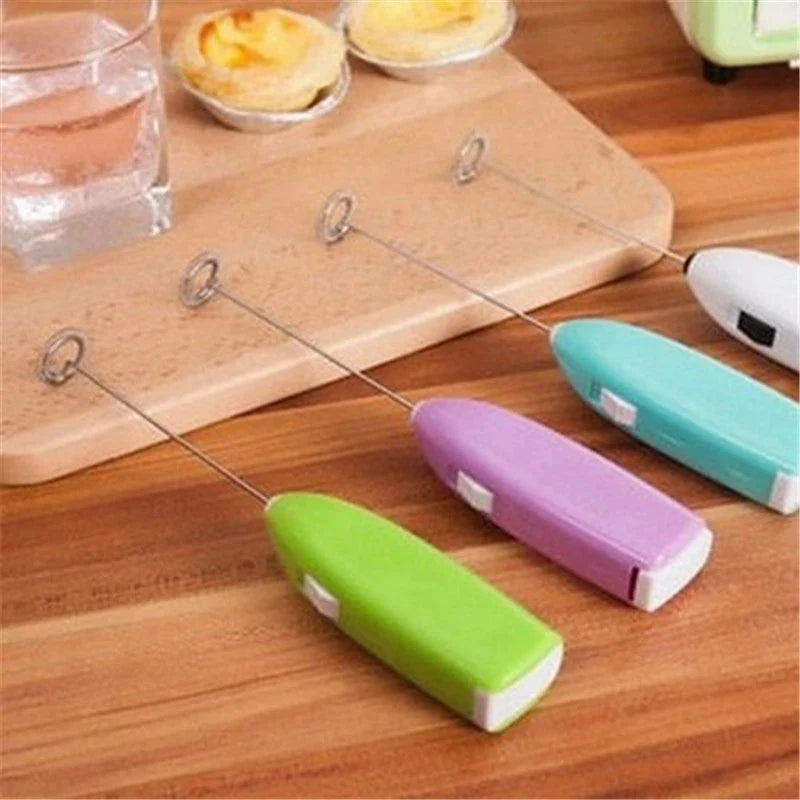 Electric Egg Beater Milk Drink Coffee Whisk Stirrer Mini Milk Frother Mixer Electric Home Kitchen Egg Beater for Kitchen Tools