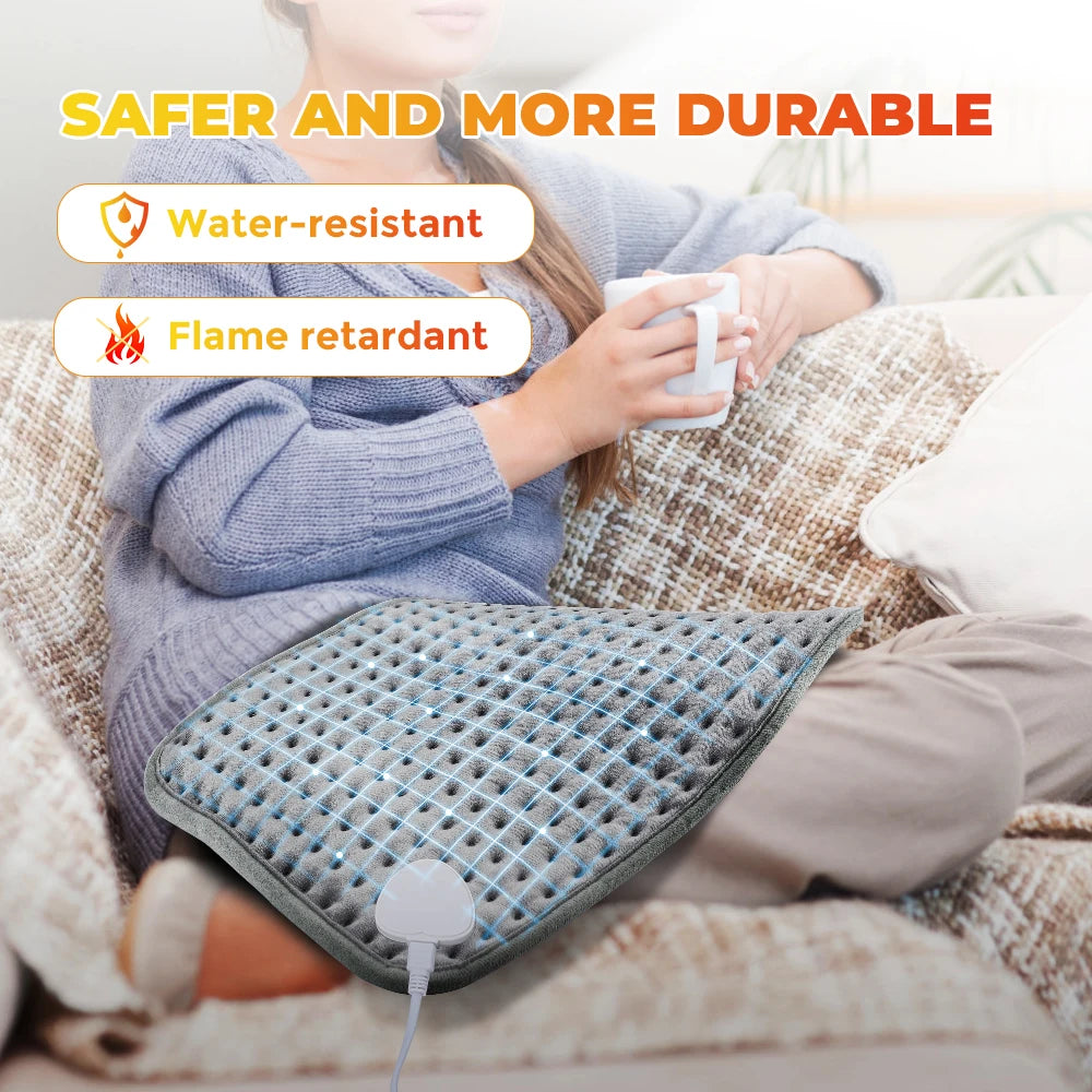 Upgrade Electric Heating Blanket Foot Hand Abdomen Winter Warmer Washable Thermal Blankets Heated Pad Mat For Bed Sofa 58x29CM