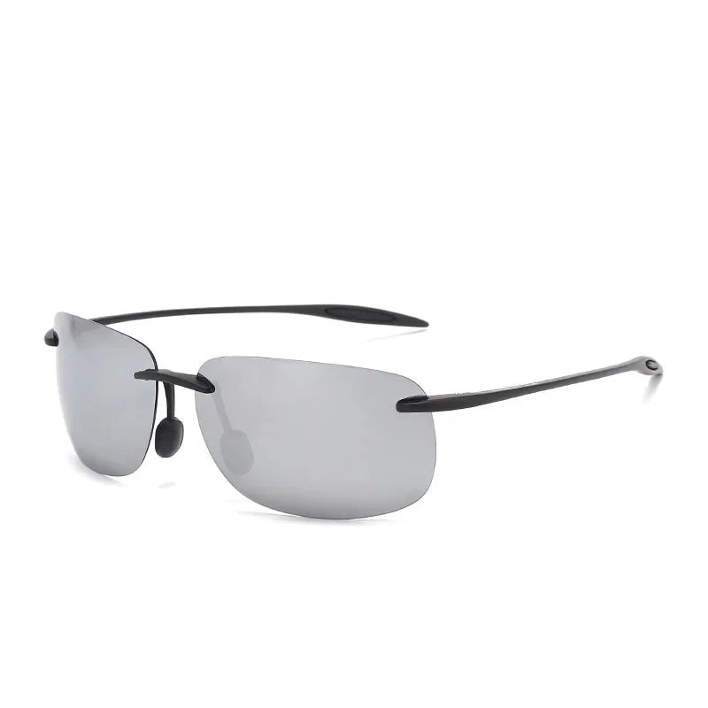 Maui Jim Classic Sports Rimless Sunglasses Men Women Male Driving Golf Rectangle Ultralight Frame Sun Glasses UV400 MJ006