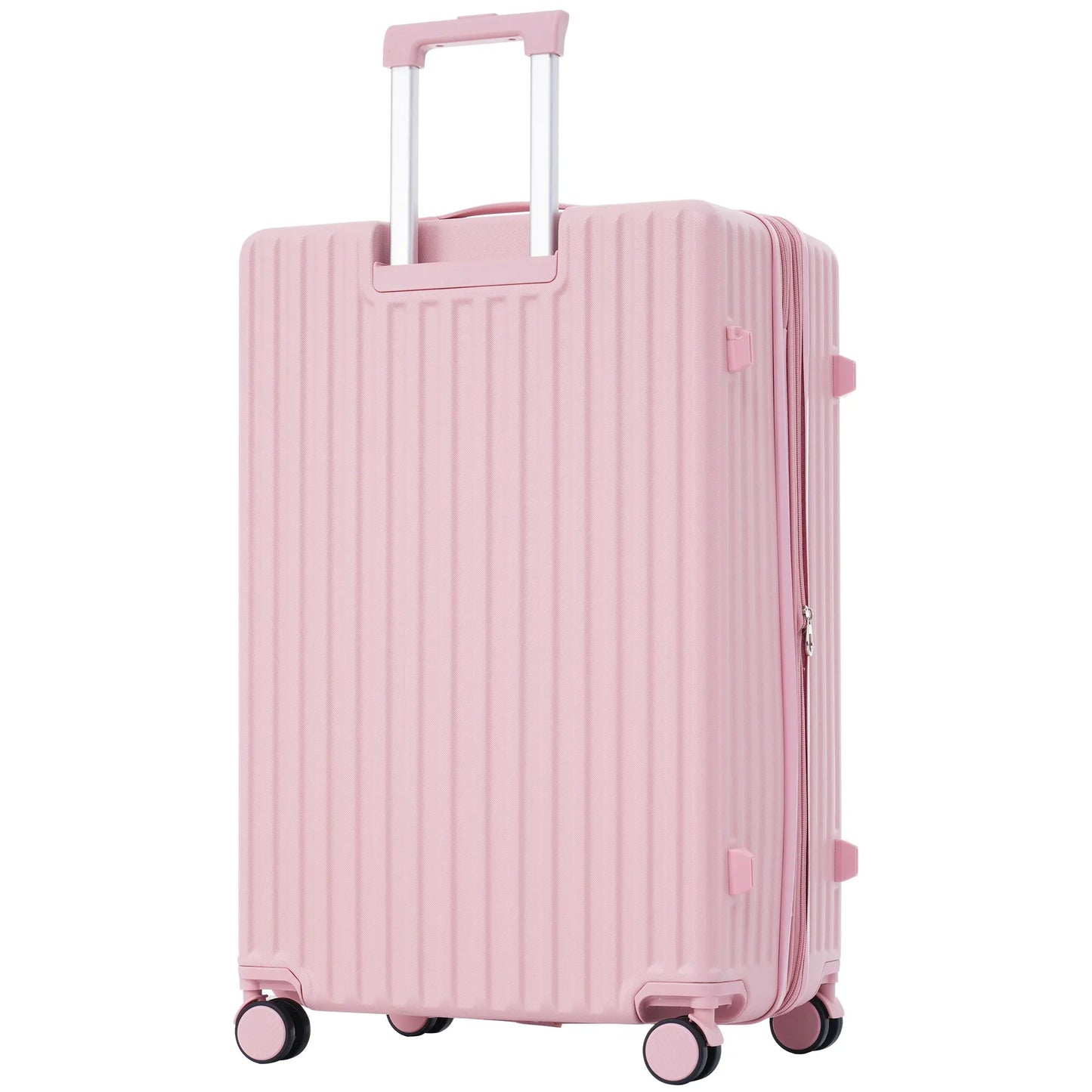 4-hand luggage ABS material TSA custom lock 65*43*28 pink hard shell case suitcase trolley case