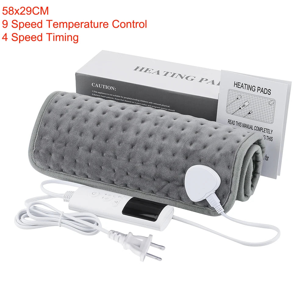 Upgrade Electric Heating Blanket Foot Hand Abdomen Winter Warmer Washable Thermal Blankets Heated Pad Mat For Bed Sofa 58x29CM