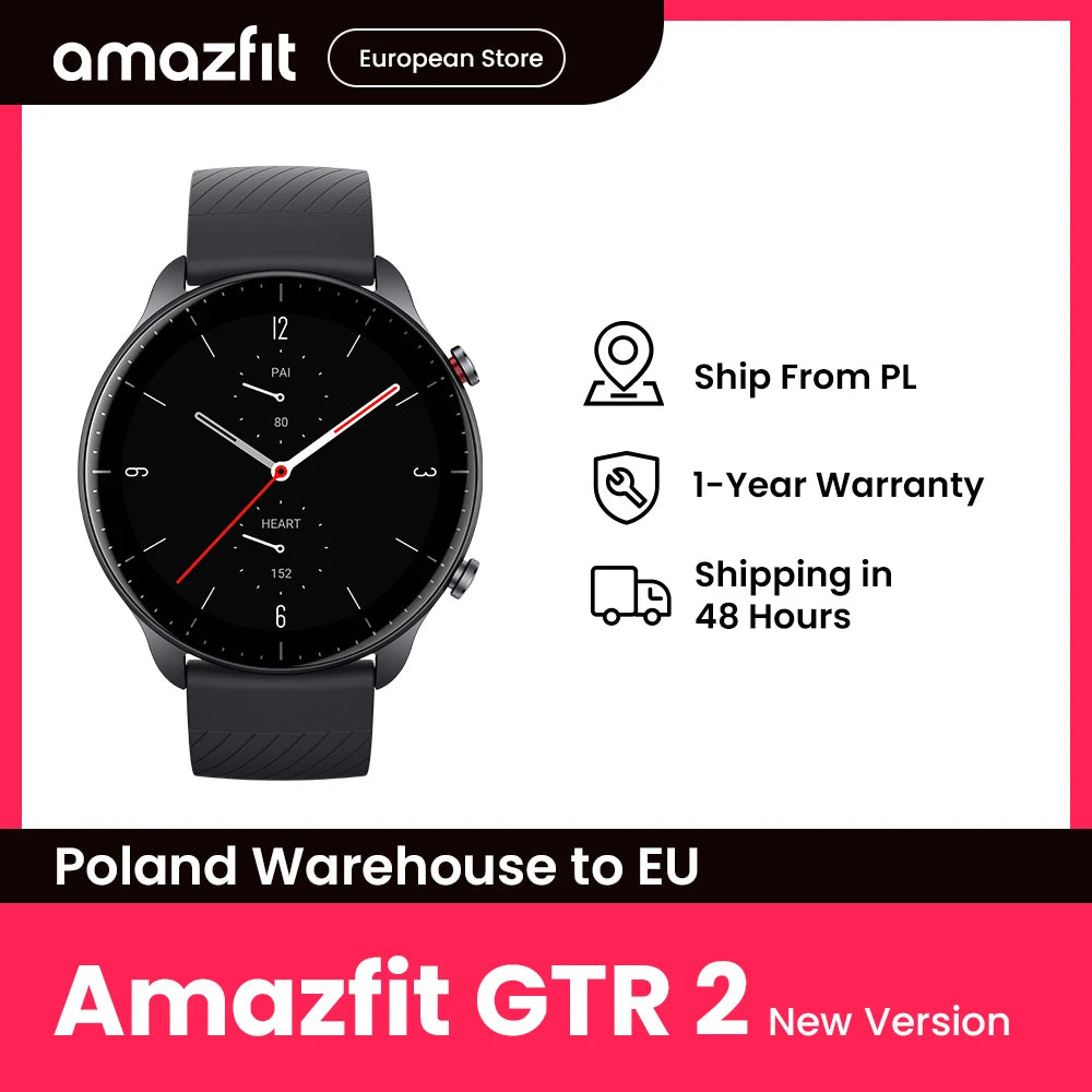 [New Version] Amazfit GTR 2 New Version Alexa Built-in 46mm Smartwatch Ultra-long Battery Life Smart Watch For Android iOS Phone