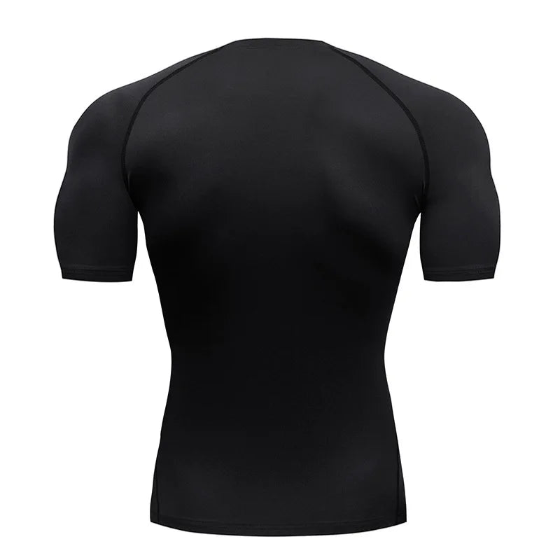 New Compression Shirt Men Fitness Gym Super Hero Sport Running T-Shirt Rashgard Tops Tee Quick Dry Short Sleeve T-Shirt For Men