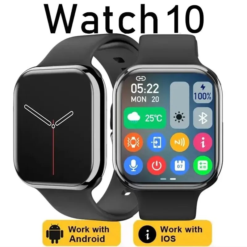 New GPS Smart Watch Men For Apple Watch 9 Series Always On Display Body Temperature BT Call NFC Women Smartwatch For IOS Android