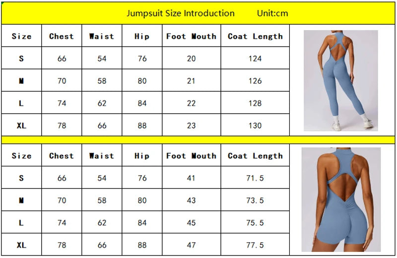 Scrunch Gym Jumpsuit Women's Fitness Suit Short Sets Sports Overalls for Woman Tracksuit Yoga Clothing Zipper Workout Sportswear