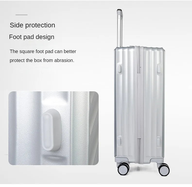 20 22 24 26 Rolling Luggage Travel Suitcase Student Large Capacity Trolley Case High-quality Trunk TSA Password Universal Wheel