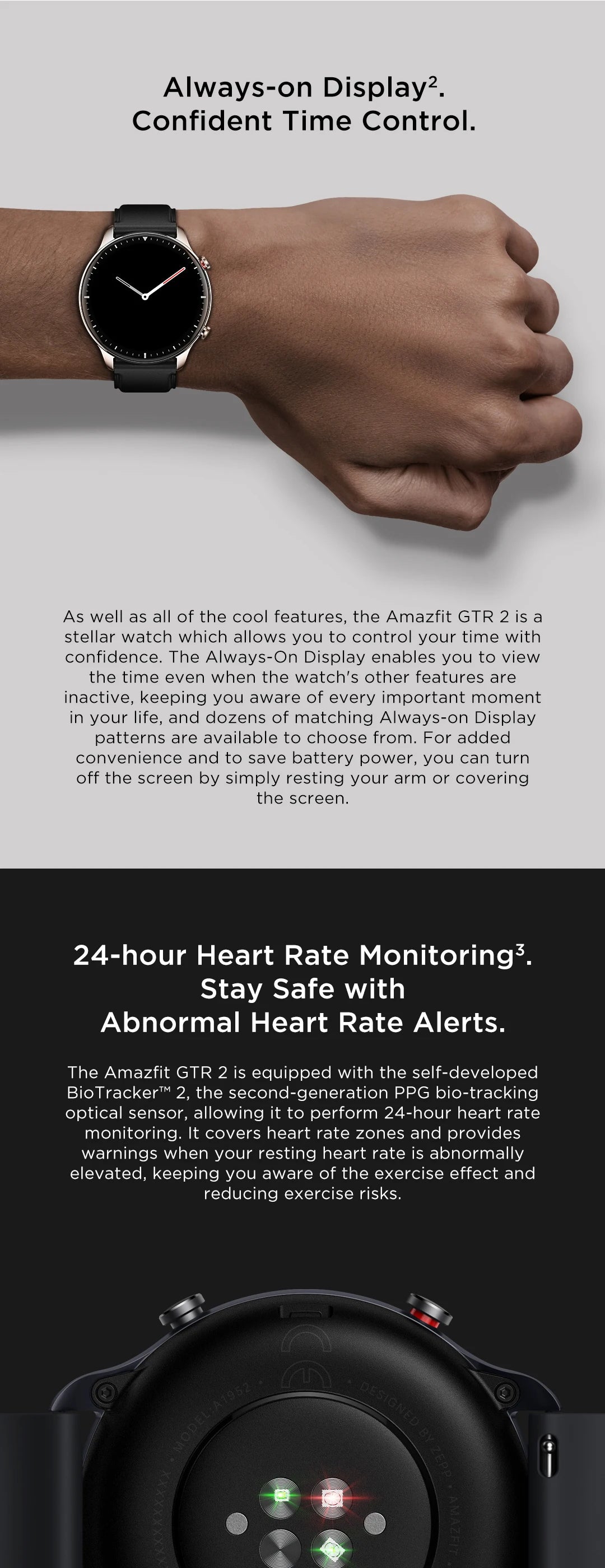 [New Version] Amazfit GTR 2 New Version Alexa Built-in 46mm Smartwatch Ultra-long Battery Life Smart Watch For Android iOS Phone